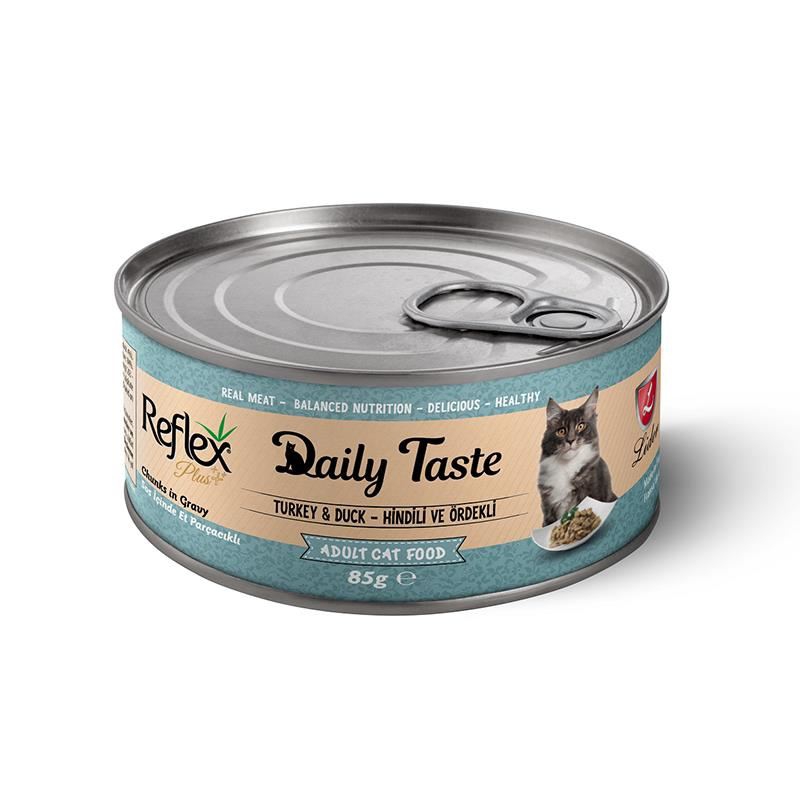 Reflex Daily Taste Hindi Ördekli Soslu Kedi Konservesi 85gr