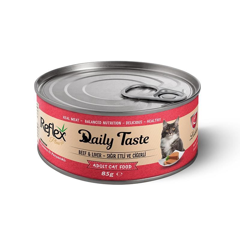 Reflex Daily Taste Mousse With Sığırlı Ciğerli Kıyılmış Kedi Konservesi 85 Gr