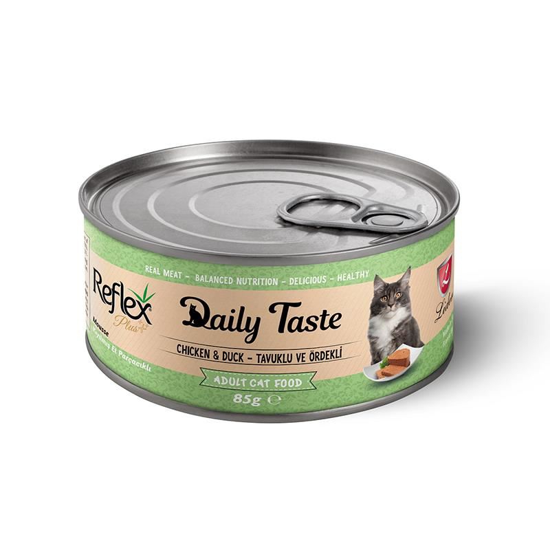 Reflex Daily Taste Mousse With Tavuklu Ördekli Kıyılmış Kedi Konservesi 85 Gr