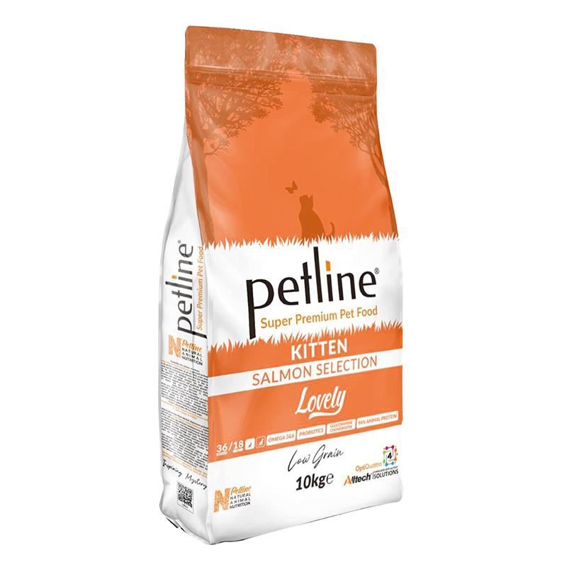 Petline Lovely Selection Somonlu Düşük Tahıllı 10 kg Yavru Kedi Maması