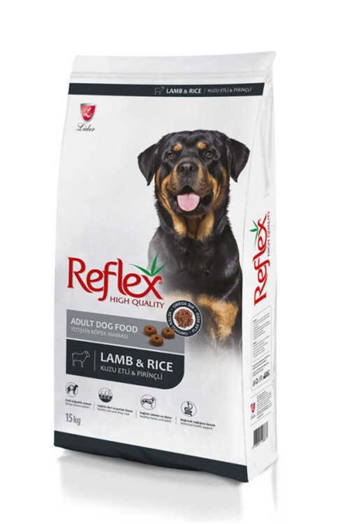 Reflex Kuzulu & pirinçli Yetişkin Köpek Maması 15 Kg