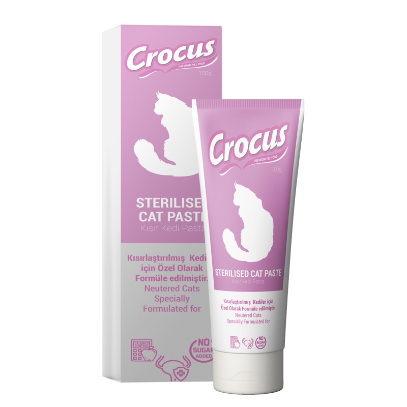 Crocus Kedi Sterilised Malt Macunu 100 Gr