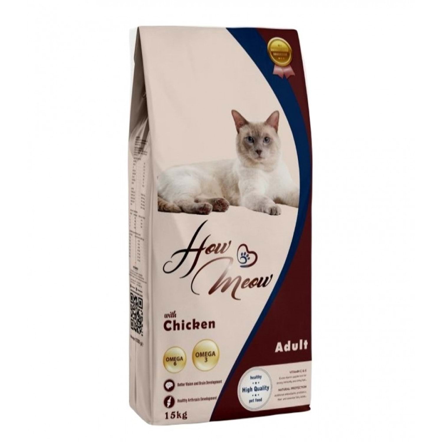 How Meow Tavuk Etli 15 kg Yetişkin Kedi Maması