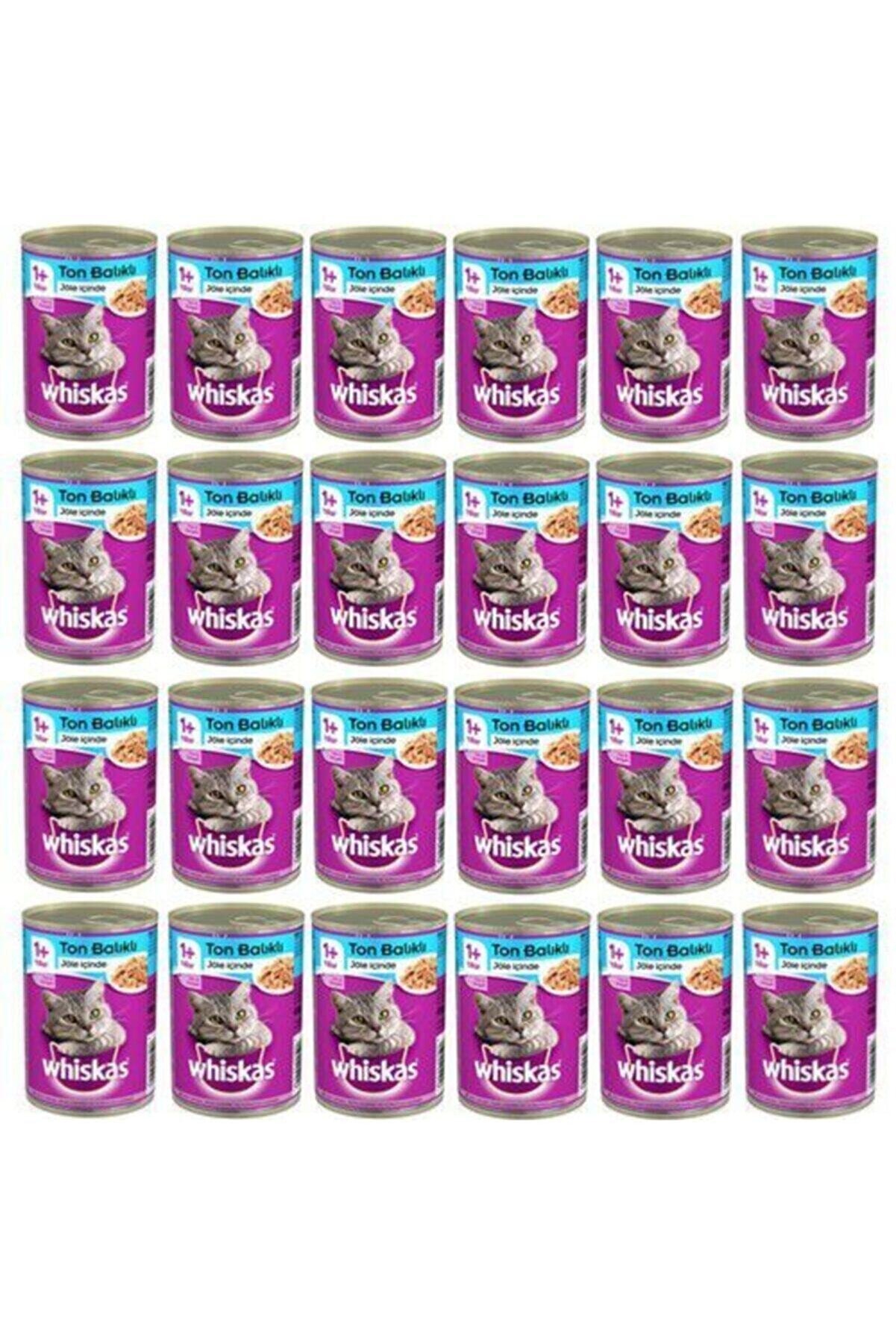 Whiskas Ton Balıklı Kedi Konserve 400 Gr 24 Adet