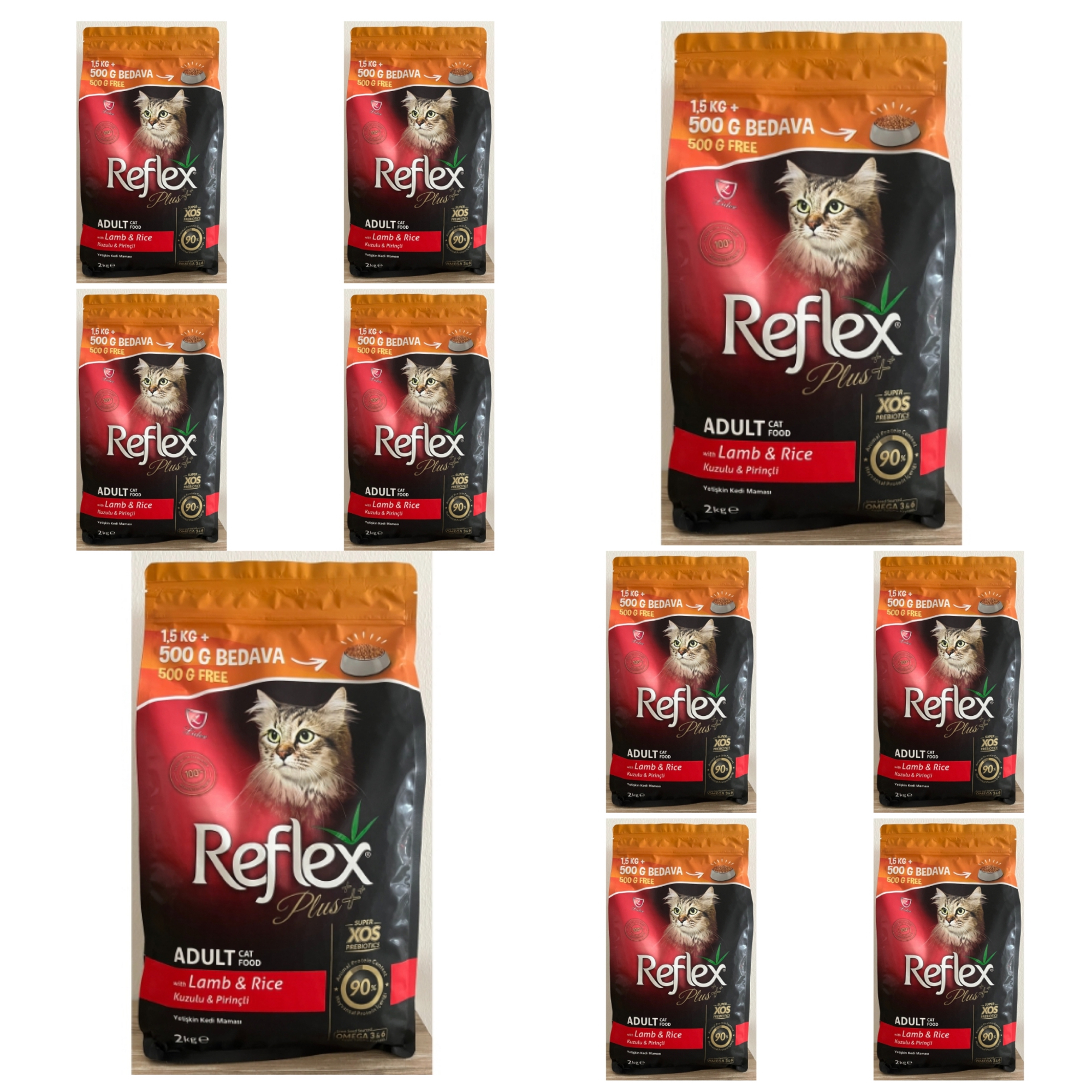 Reflex Plus Kuzulu Prinçli 2 kg*10 ad Yetişkin Kedi Maması