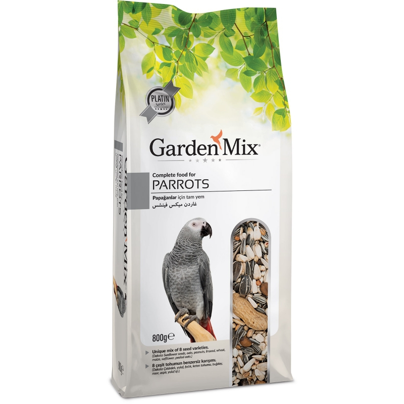 Gardenmix Platin Papağan Yemi 800 Gr