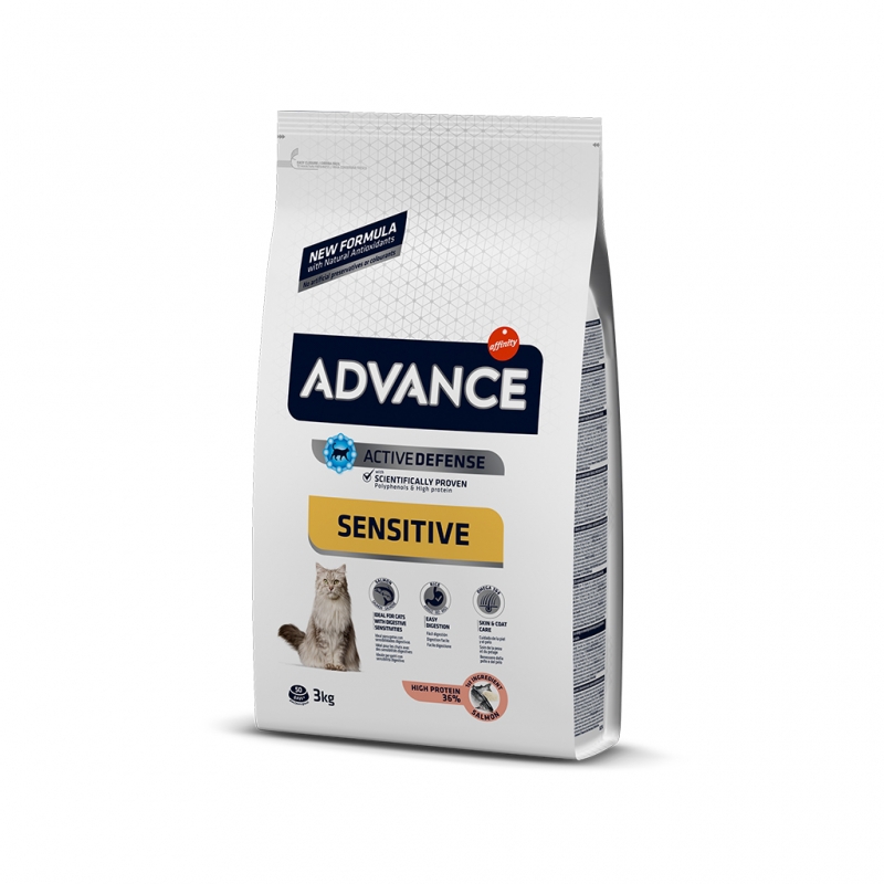 Advance Sensitive Somonlu 3 Kg Yetişkin Kuru Kedi Maması