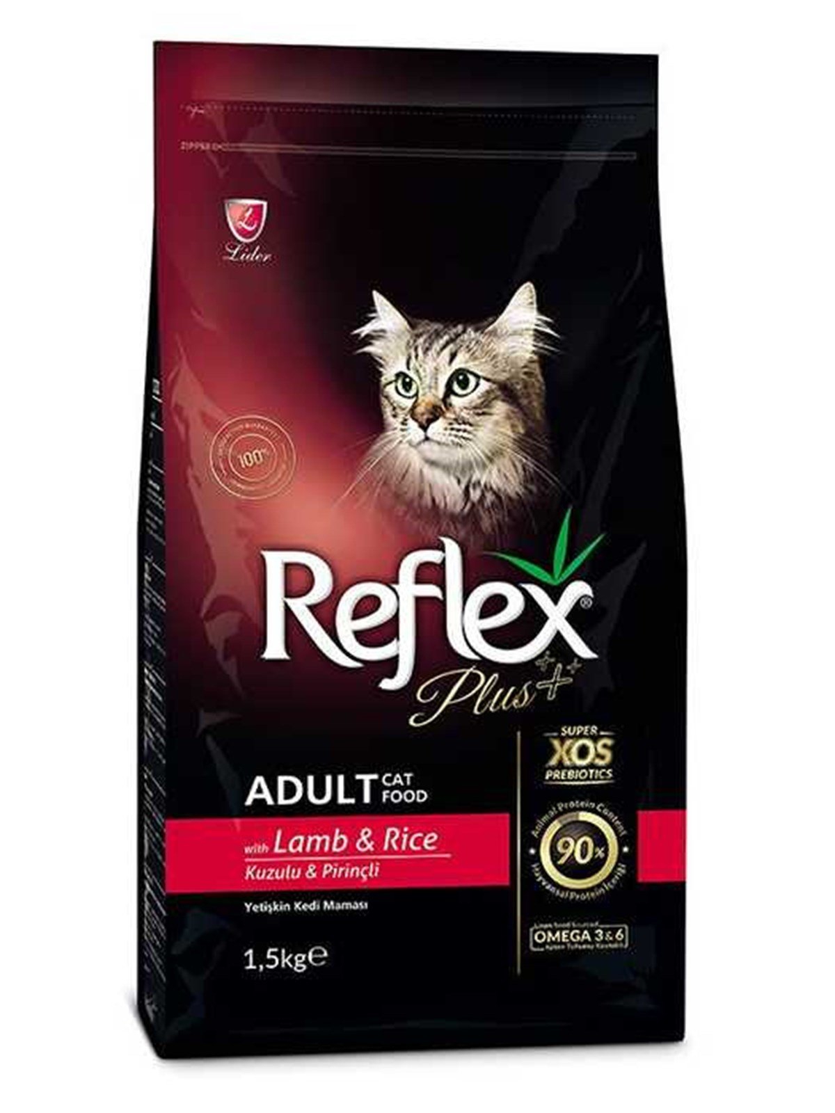 Reflex Plus Kuzu Etli 1,5 Kg Yetişkin Kedi Maması