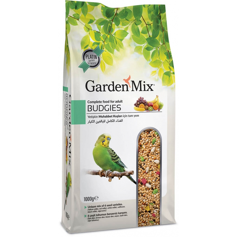 Gardenmix Platin Meyveli Muhabbet Kuş Yemi 1 kg