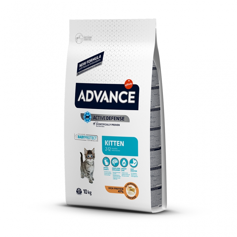 Advance Kitten Tavuklu ve Pirinçli 10 kg Yavru Kuru Kedi Maması