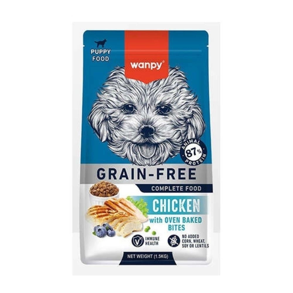  Wanpy Tahılsız Tavuklu Yavru Köpek Maması 1,5 kg