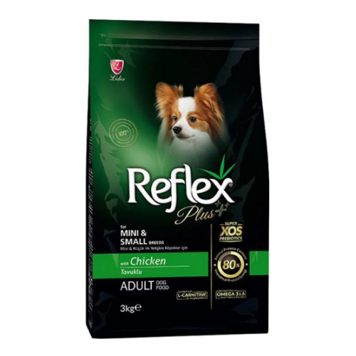 Reflex Plus Mini ve Küçük Irk Tavuklu 3 kg Yetişkin Köpek Maması