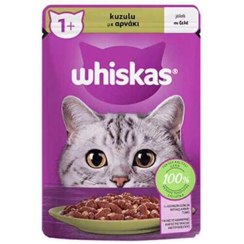 Whiskas Pouch Jöle Içinde Kuzulu Yetişkin Kedi Konservesi 85gr