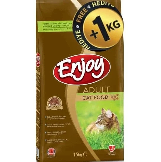 Enjoy Tavuklu 15+1 kg Yetişkin Kedi Maması