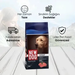 New Dog Biftekli Yetişkin Köpek Maması 15 kg
