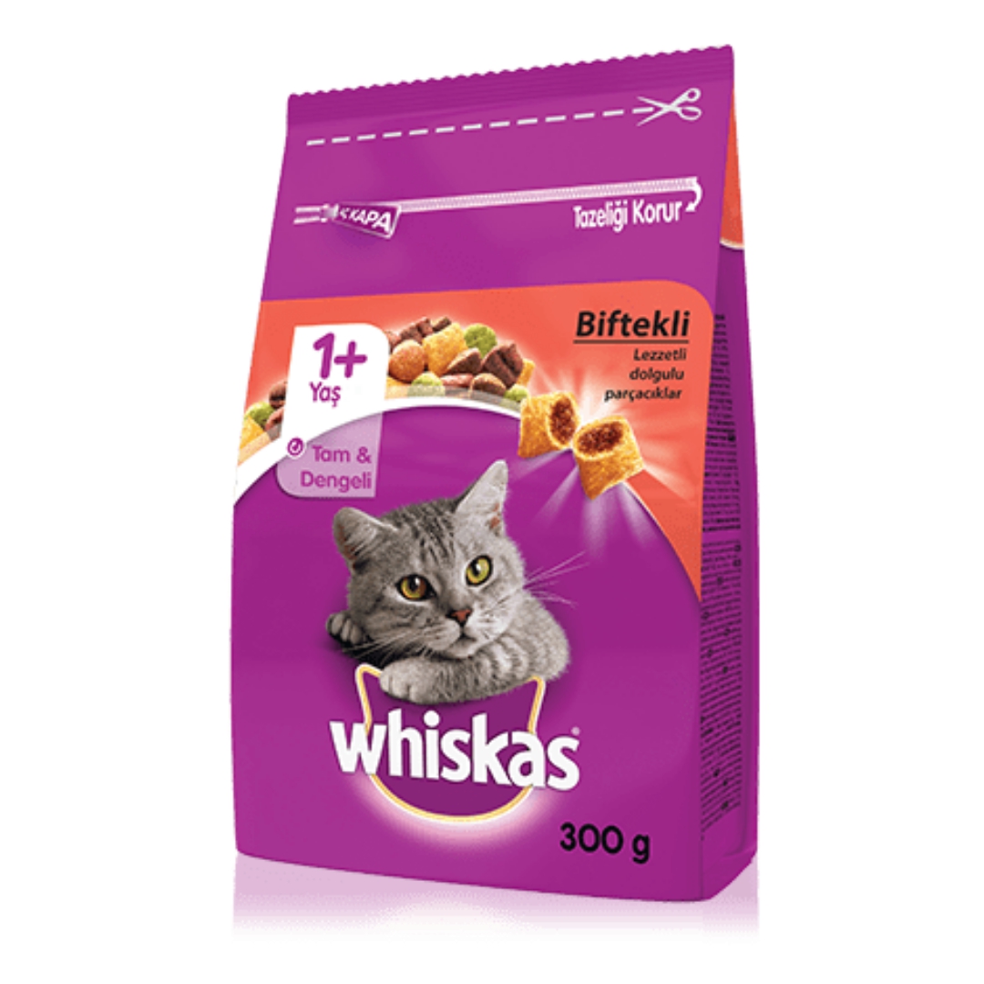 Whiskas Biftekli ve Sebzeli 3.8 kg Yetişkin Kuru Kedi Maması