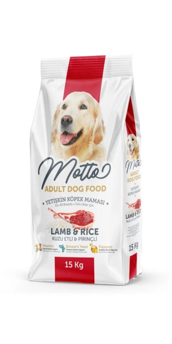 Motto Kuzu Etli 15 kg Yetişkin Köpek Maması