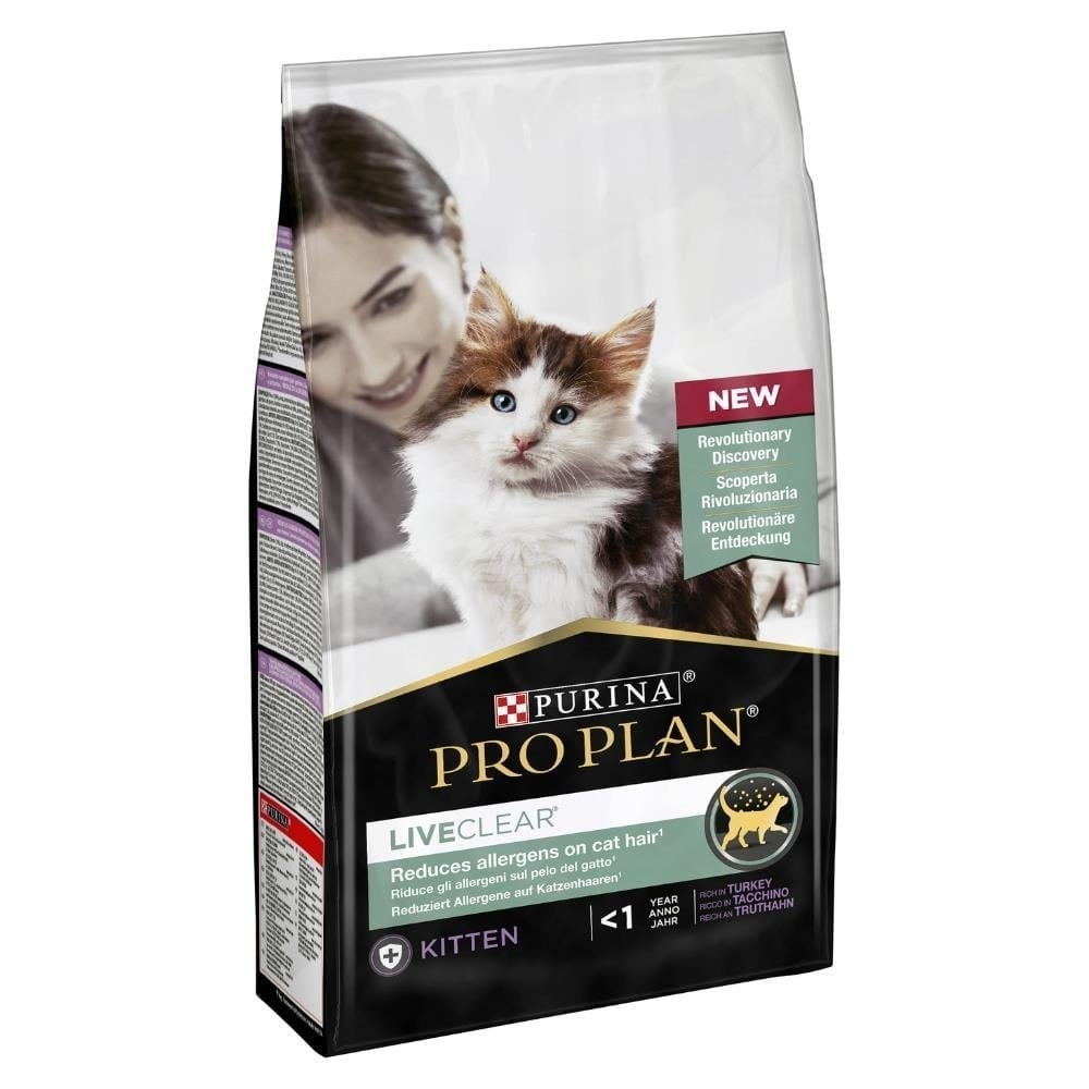 Pro Plan LiveClear Alerjen Azaltan Hindili 1.4 kg Yavru Kedi Maması