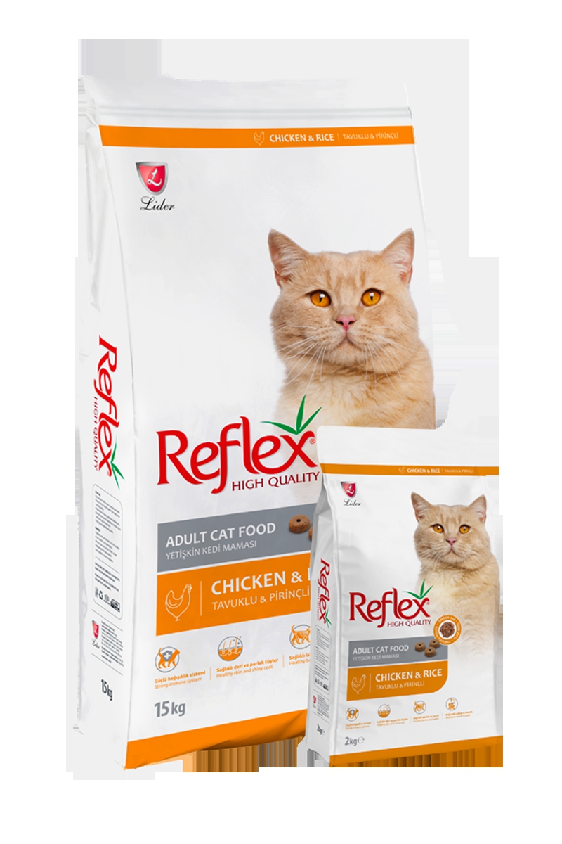 Reflex Tavuklu Pirinçli Yetişkin Kedi Maması 15 Kg