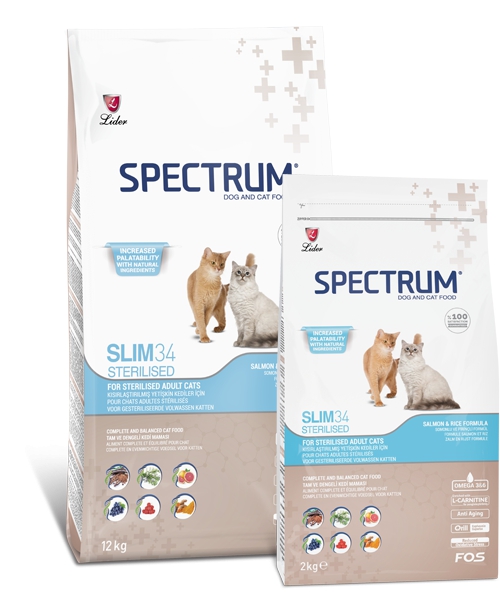 Spectrum Slim34 Kısırlaştırılmış Yetişkin Kedi Maması 2 Kg