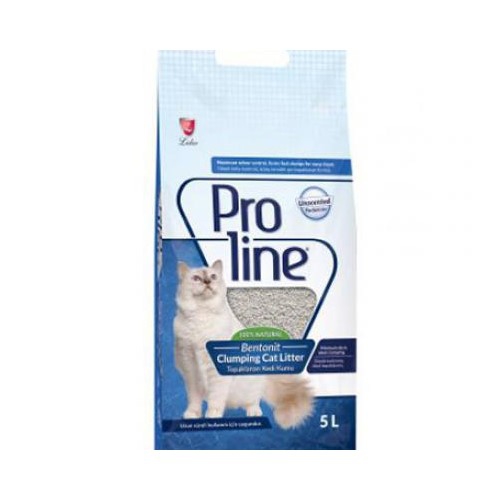 Proline Bentonit Kedi Kumu (Parfümsüz) 5 Lt Er Pet