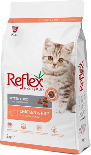 Reflex Tavuklu Pirinçli Yavru Kedi Maması 2 Kg