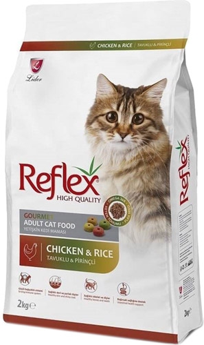  Reflex Tavuklu Renkli Taneli Yetişkin Kedi Maması 2 Kg 