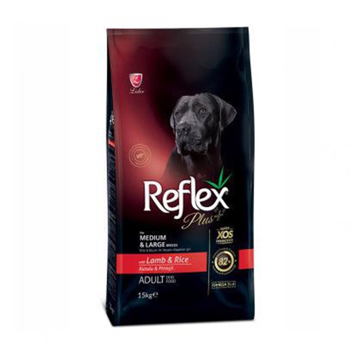 Reflex Plus Orta ve Büyük Irk Kuzu Etli 15 kg Yetişkin Köpek Maması
