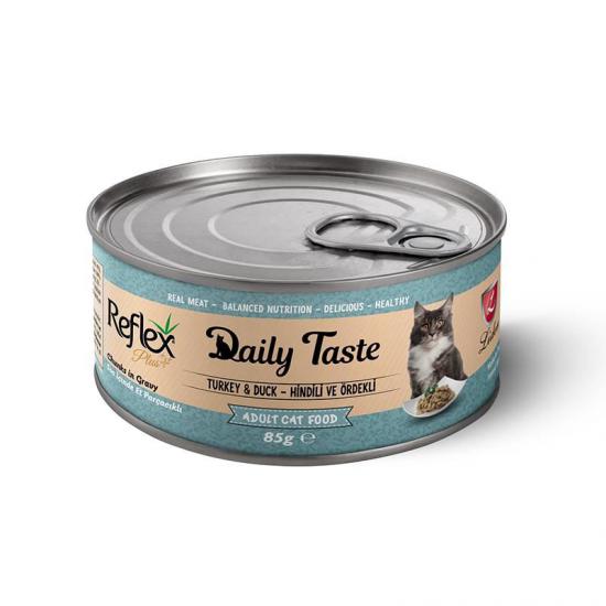 Reflex Daily Taste Hindi Ördekli Soslu Kedi Konservesi 85gr