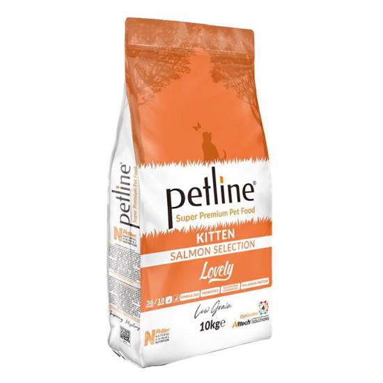 Petline Lovely Selection Somonlu Düşük Tahıllı 10 kg Yavru Kedi Maması