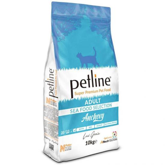 Petline Natural Premium Seafood Hamsili 10 kg Yetişkin Kedi Maması