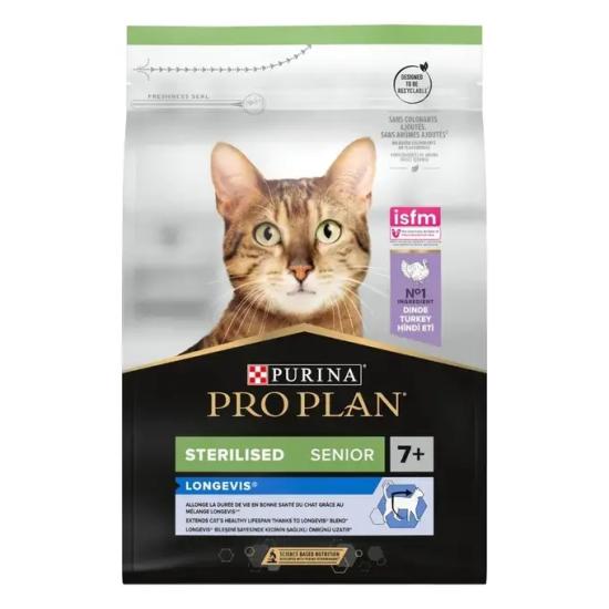 Pro Plan Sterilised Hindili ve Tavuklu Kısırlaştırılmış 3 kg Yetişkin Kedi Maması