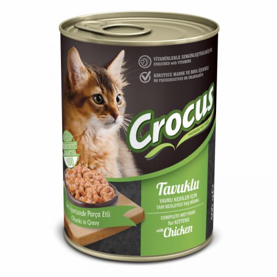 Crocus Tavuklu 400 gr Yavru Yaş Kedi Maması
