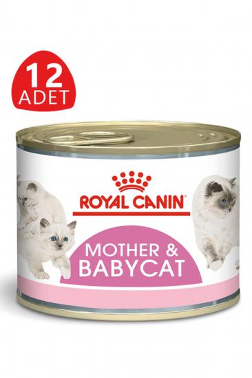 Royal Canin Babycat Instinctive Yavru ve Anne Kediler İçin Konserve 195 gr x 12 Adet
