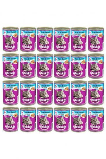 Whiskas Ton Balıklı Kedi Konserve 400 Gr 24 Adet