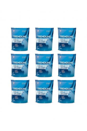 Trendline Silika Kristal 3.6 lt 9’lu Paket Kedi Kumu 