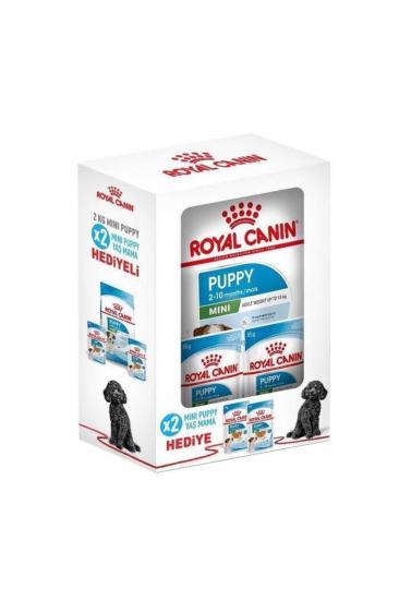 Royal Canin Mini Puppy Küçük Irk Yavru Köpek Maması 2 Kg + 2 Adet Gravy Yaş Mama