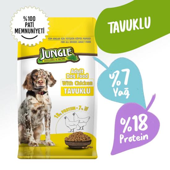 Jungle High Energy Tavuklu 15 kg Yetişkin Köpek Maması