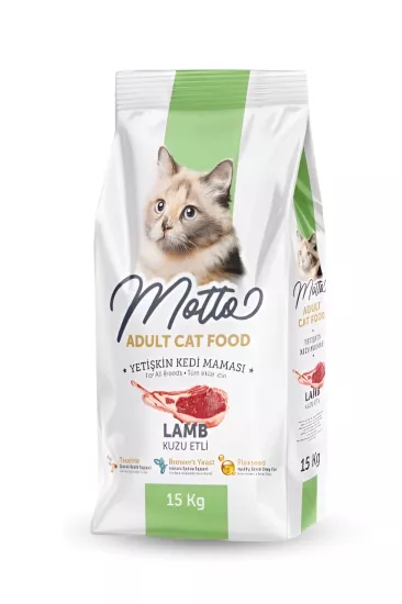 Motto Kuzu Etli 15 kg Yetişkin Kedi Maması