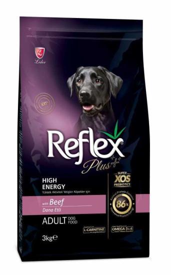 Reflex Plus Yüksek Aktiviteli Dana Etli 3 kg Yetişkin Köpek Maması