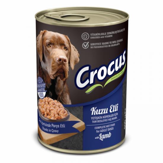 Crocus Kuzu Etli 400 gr Yetişkin Yaş Köpek Maması