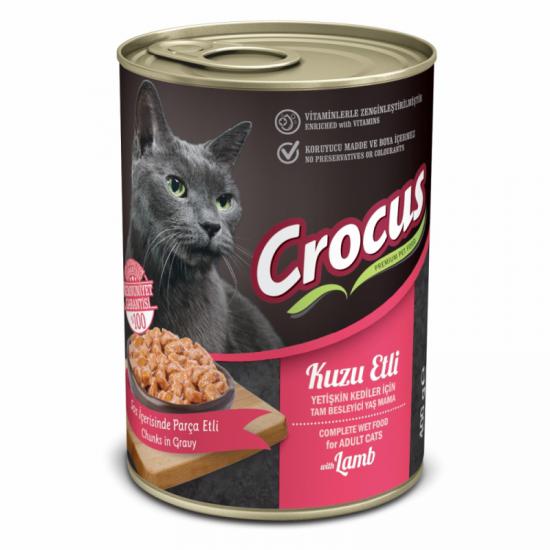 Crocus Kuzu Etli 400 gr Yetişkin Kedi Yaş Maması