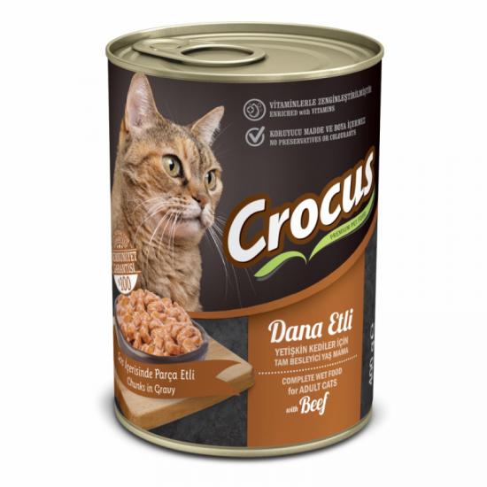 Crocus Dana Etli 400 gr Yetişkin Kedi Yaş Maması