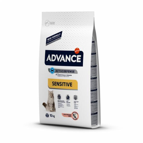 Advance Adult Sensitive 10 kg Somonlu Hassas Yetişkin Kedi Maması