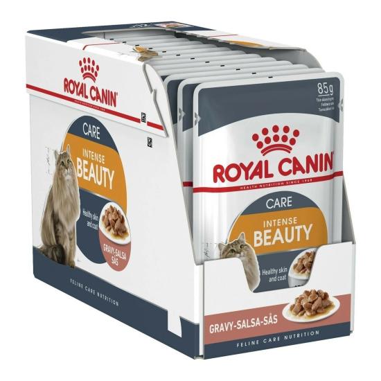 Royal Canin Gravy Intense Beauty 85 gr 12’li Yetişkin Kedi Yaş Maması