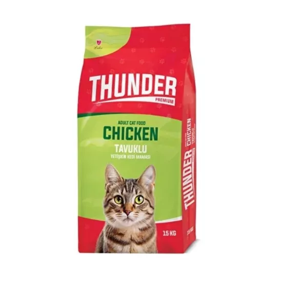 Thunder Tavuklu Yetişkin Kedi Maması 15 Kg