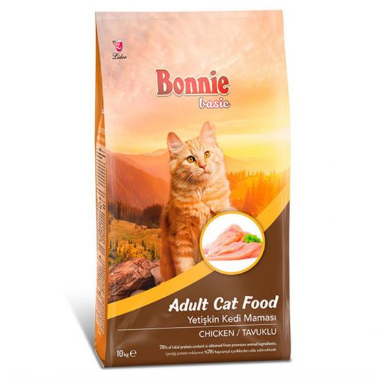 Bonnie Chicken Tavuklu 10 kg Yetişkin Kedi Maması