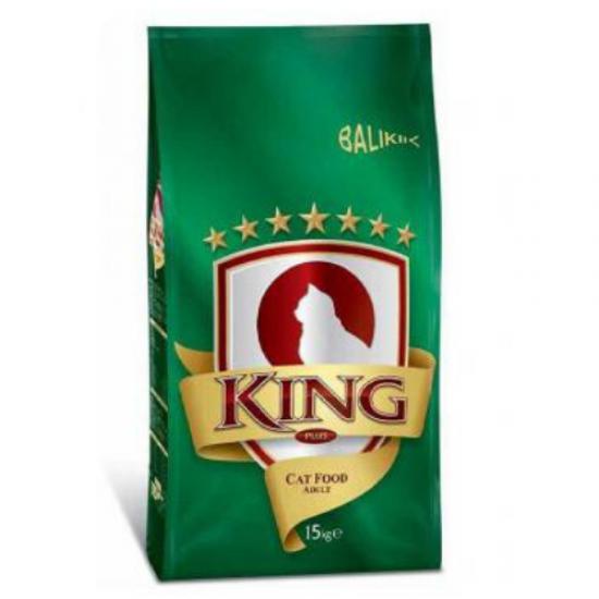 King Balıklı Yetişkin Kedi Maması 15 Kg