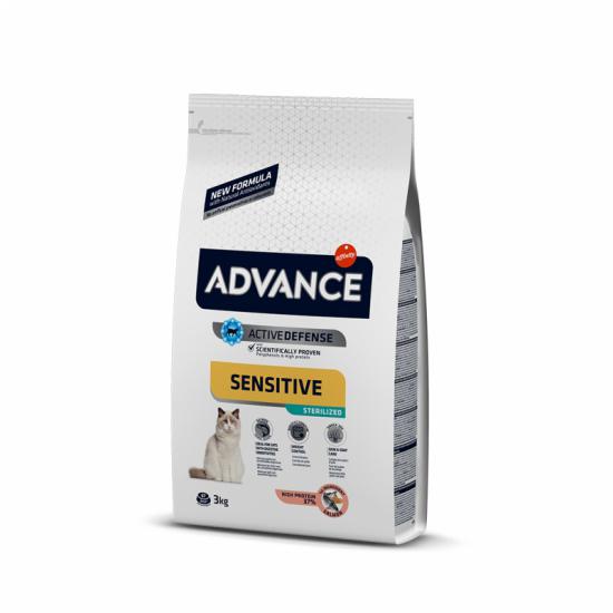 Advance Sterilised Somonlu 3 Kg Kısırlaştırılmış Kuru Kedi Maması