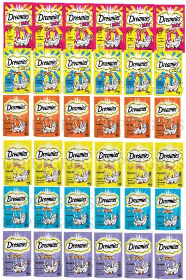 Dreamies kedi ödül maması karışık paket 60 gr x36 adet